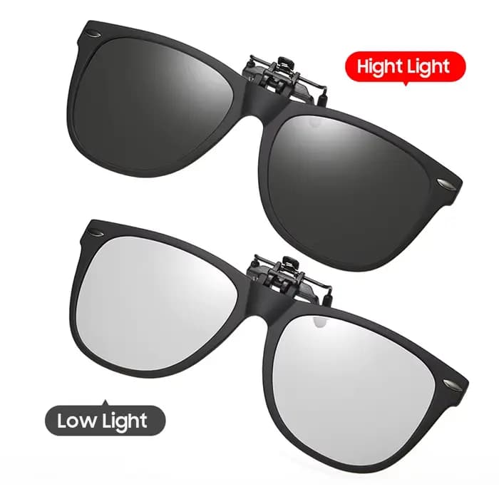 Lunettes de soleil polarisées à Clip rabattable