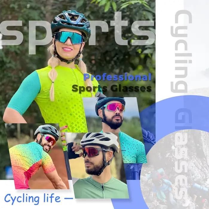 Kapvoe lunettes de cyclisme vtt équitation course