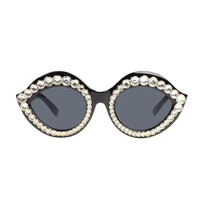 Lunettes de soleil avec biscuits rouges pour femmes, lunettes de soleil pour dame sexy, nuances Blin