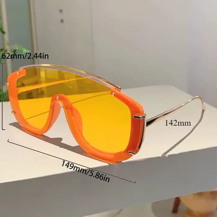 Lunettes de soleil tendance léopard pour femme