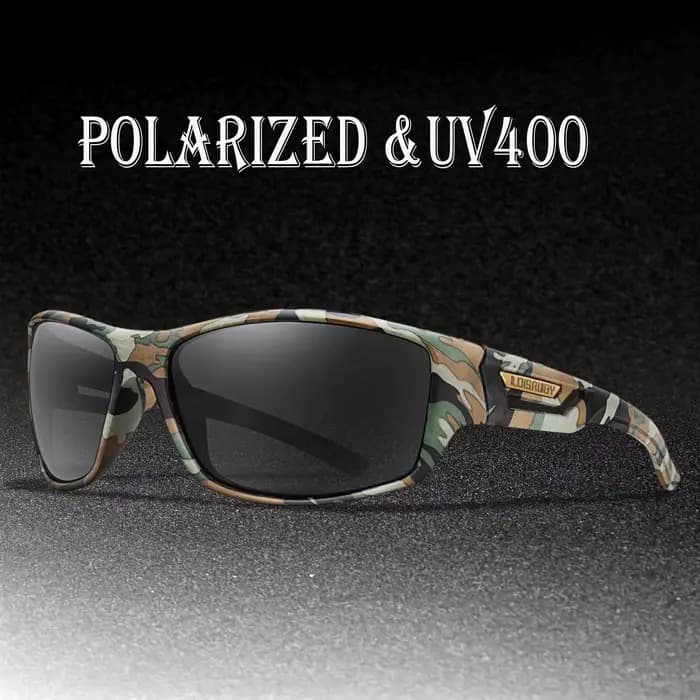 LOISRUBY lunettes de soleil de pêche polarisées hommes Camouflage conduite Sports de plein air cyclisme