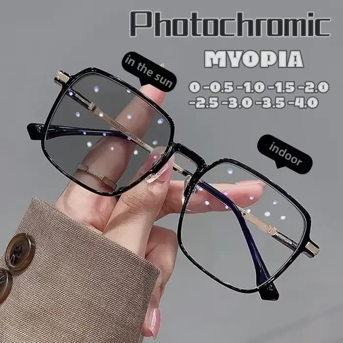 Lunettes de myopie photochromiques pour hommes et femmes