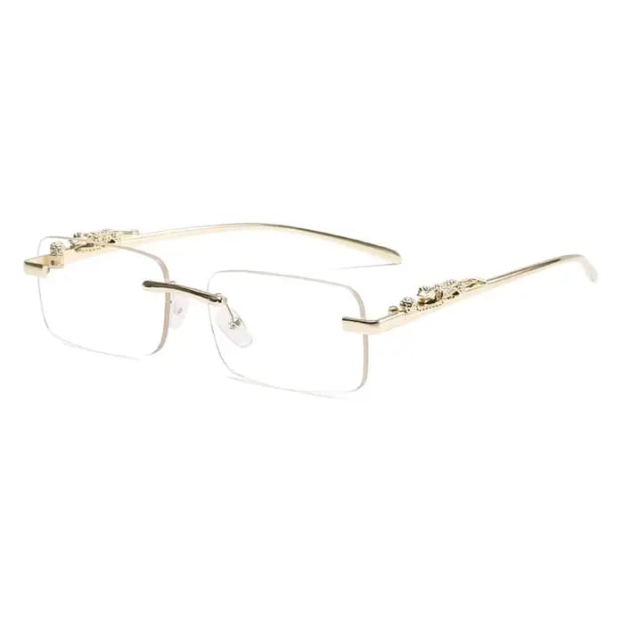 Monture de lunettes sans monture pour femmes et hommes