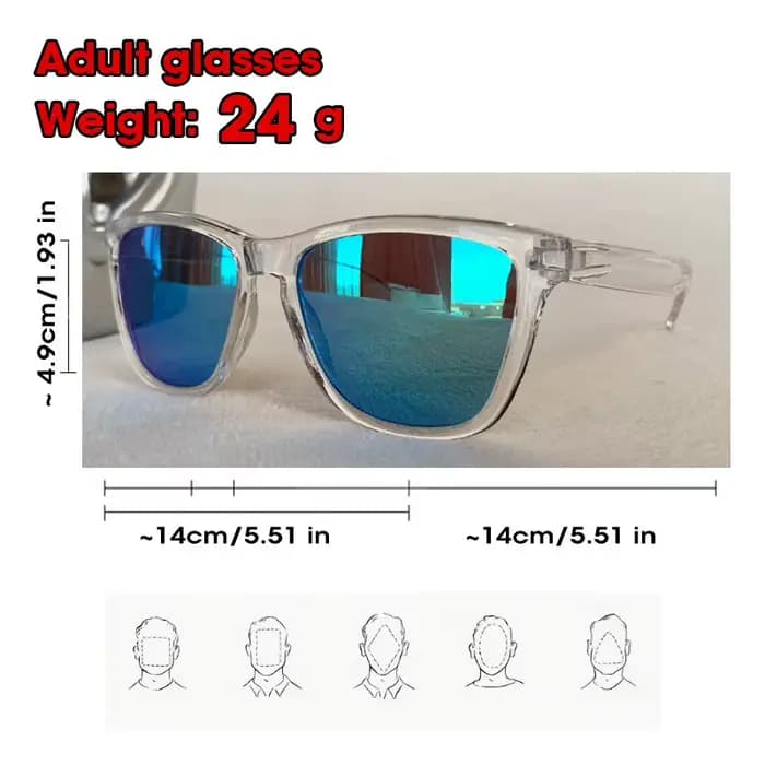 Lunettes de soleil anti-UV pour hommes