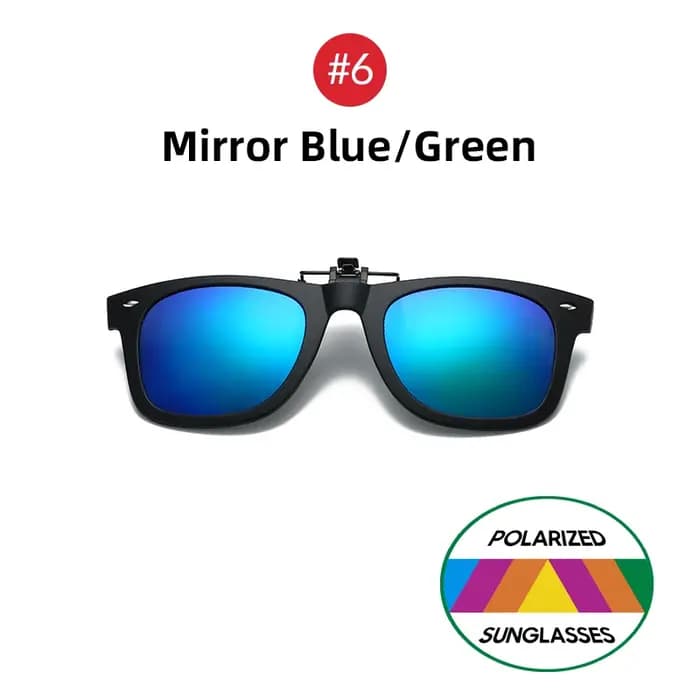 VIVIBEE 2026 Lunettes de soleil à clipser rabattables pour hommes