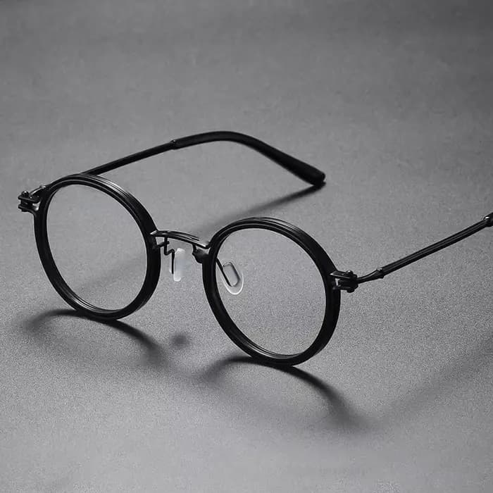 Shatar haute qualité rétro cadre rond lunettes de lecture hommes femmes mode Punk métal Anti lumière