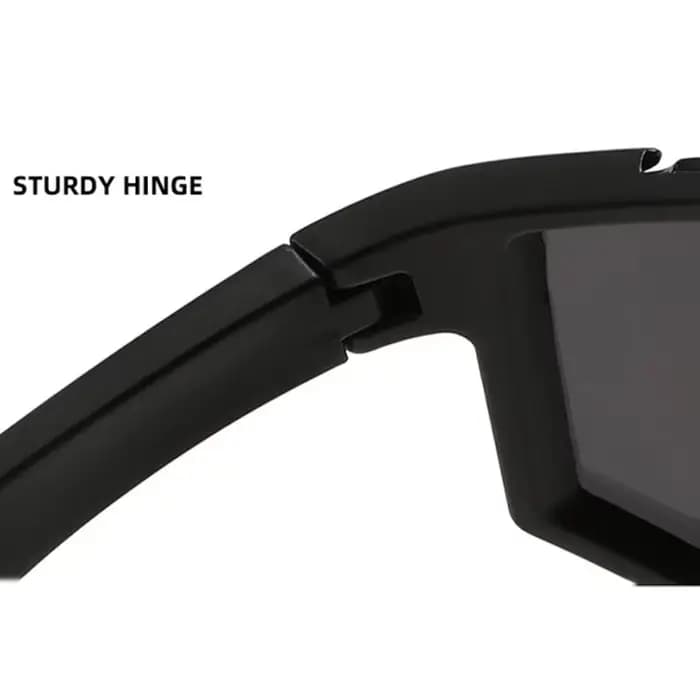 Lunettes de soleil enveloppantes colorées unisexes surdimensionnées