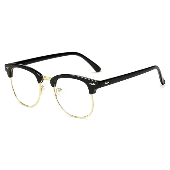 Hommes rétro anti-lumière bleue lunettes d'ordinateur