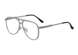 Lunettes de myopie pilote classiques pour hommes, monture métallique de luxe, blocage de la lumière