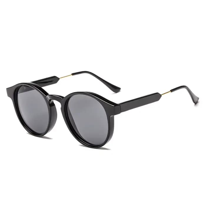 Lunettes de soleil rondes orange pour femmes et hommes