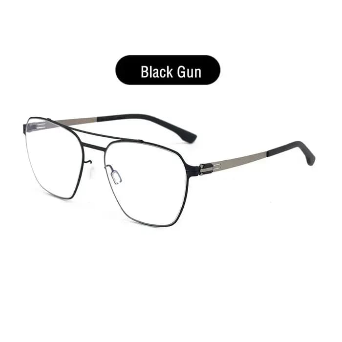 Lunettes optiques en acier inoxydable pour hommes et femmes