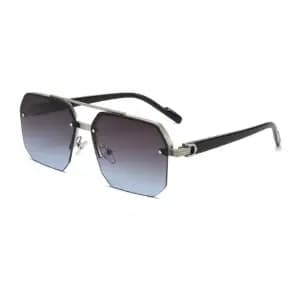 Lunettes De soleil aviateur à la mode pour hommes et femmes rétro Double pont métal conduite UV400
