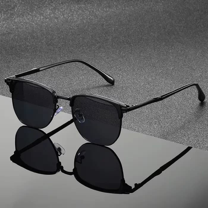 Lunettes de soleil carrées de luxe hommes femmes marque concepteur tendance alliage cadre lunettes d