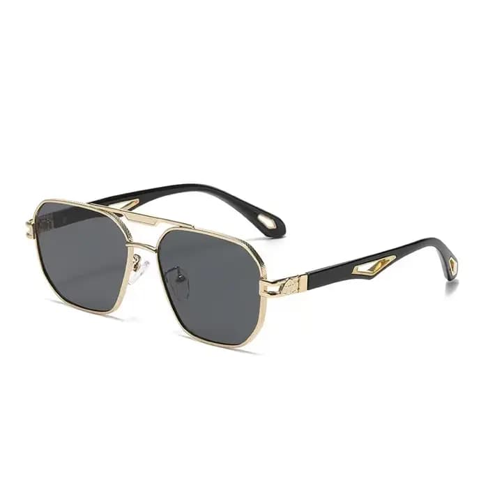 Lunettes de soleil carrées vintage pour hommes