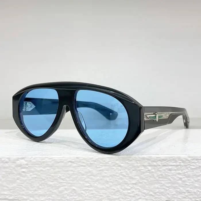 JMM INS Actate Lunettes de soleil ovales pour hommes et femmes Marque de créateurs faites à la main au Japon