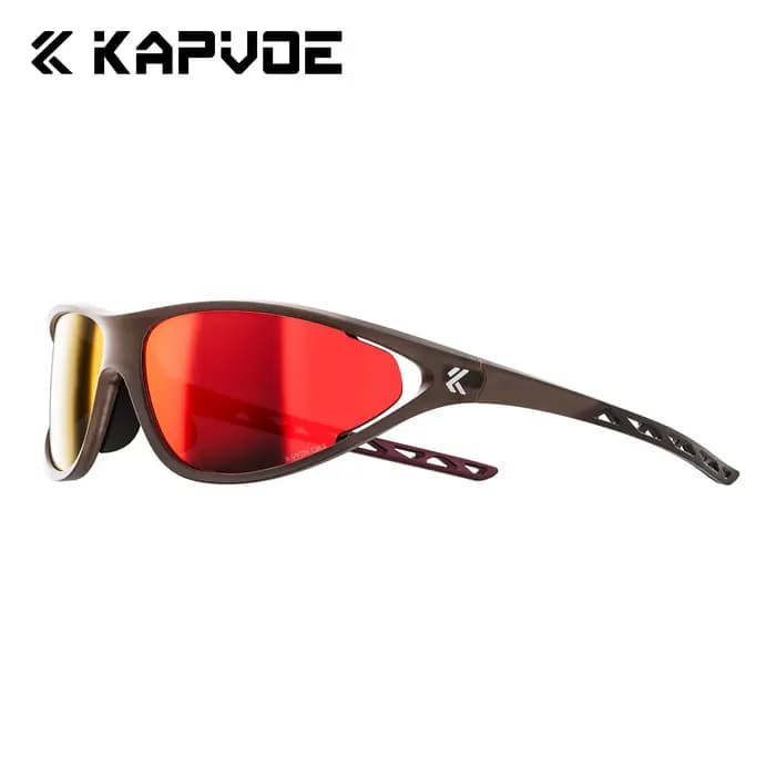 Lunettes de soleil de cyclisme d'extérieur Kapvoe pour hommes et femmes