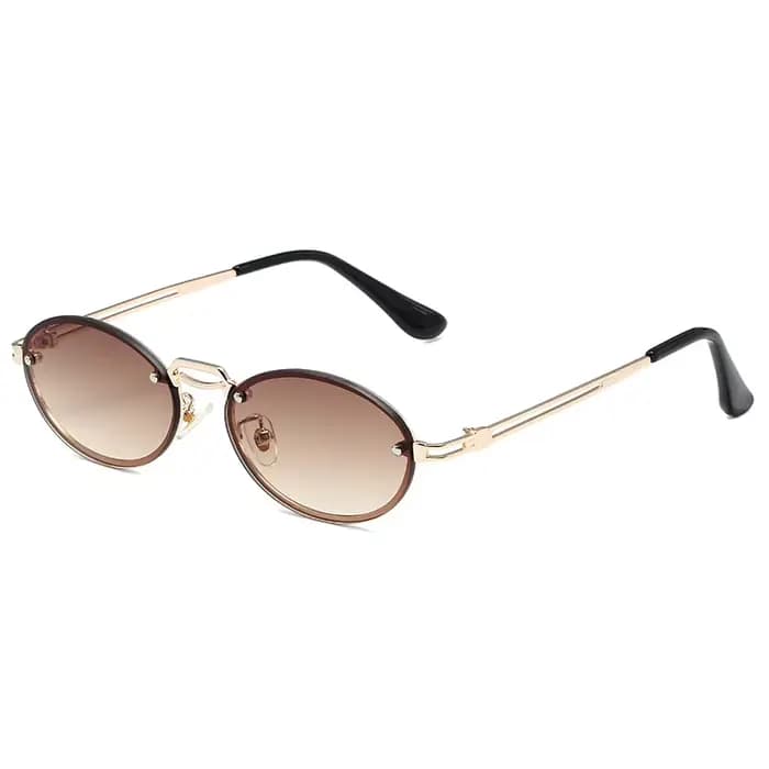 Lunettes de soleil ovales pour hommes et femmes