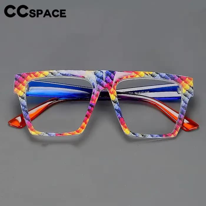 Lunettes de lecture à rayures arc-en-ciel pour femmes