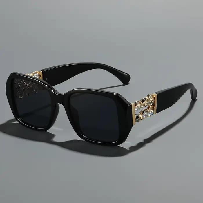 Lunettes de soleil de luxe JNPCXI 2026 pour femme avec strass