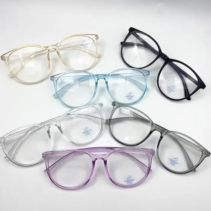 Lunettes à monture transparente rétro ultralégères pour hommes et femmes