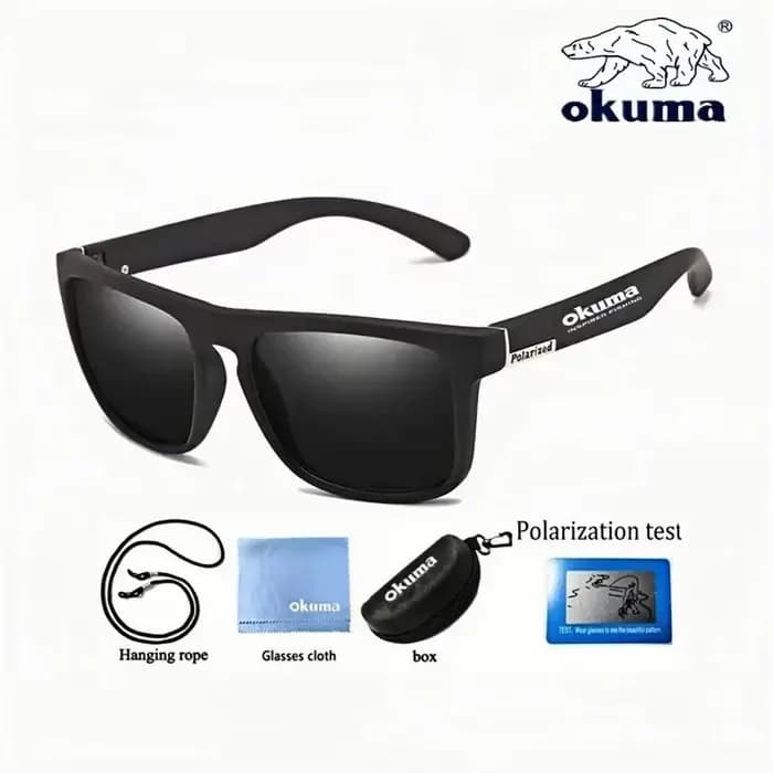 Lunettes de soleil polarisées classiques Okuma pour le cyclisme, lunettes de protection UV400 pour l