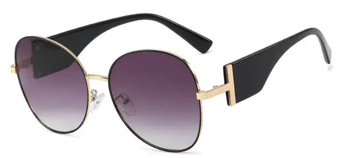 MIZ00-Festival-Lunettes de soleil dégradées pour femme, monture en métal, vintage, marque de designe