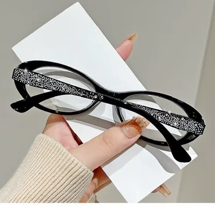 Lunettes de lecture de luxe en diamant pour femmes