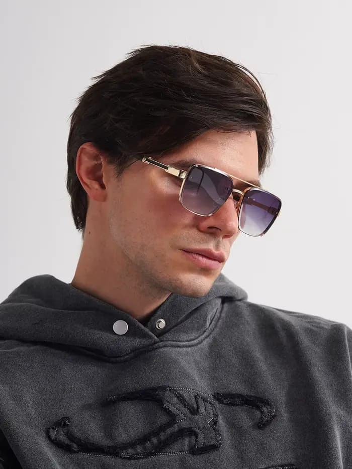 Ruiao – lunettes de soleil carrées pour hommes