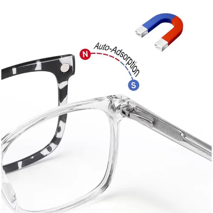 Lunettes décoratives à Clips magnétiques 6 en 1