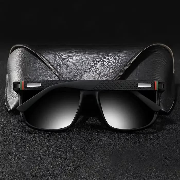Lunettes de soleil carrées vintage pour hommes et femmes