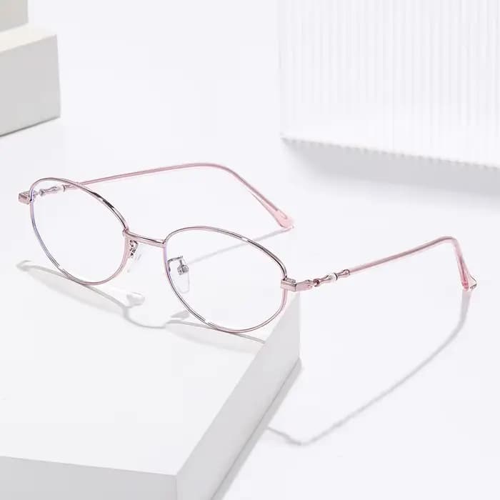 Lunettes de presbytie ovales avec monture en métal