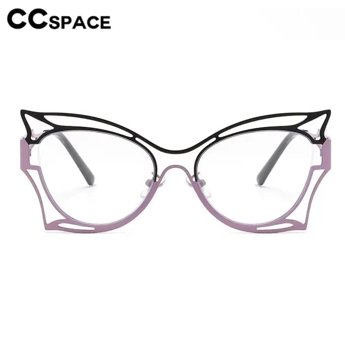 Lunettes de lecture photochromiques en métal papillon pour dames