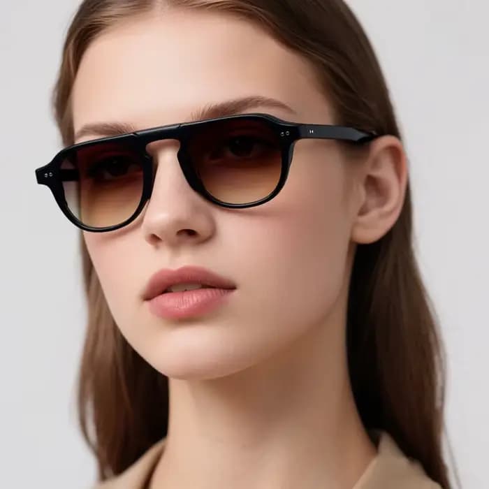 Mode ligne ovale lunettes de soleil femmes Vintage marque concepteur Punk