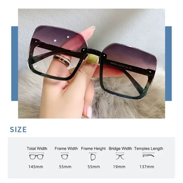 Respzed-Lunettes de soleil carrées vintage pour femmes