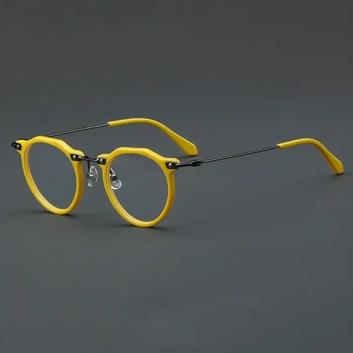 Montures de lunettes optiques en acétate vintage pour hommes et femmes