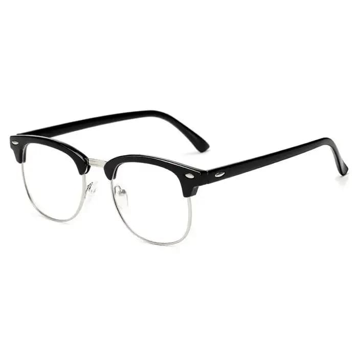 Lunettes de lecture et de jeu anti-lumière bleue pour hommes, lunettes d'ordinateur rétro, 1PC