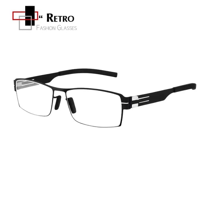Lunettes de marque allemande pour hommes, monture faite à la main, sans vis, verres optiques de Prescription, nouvelle collection