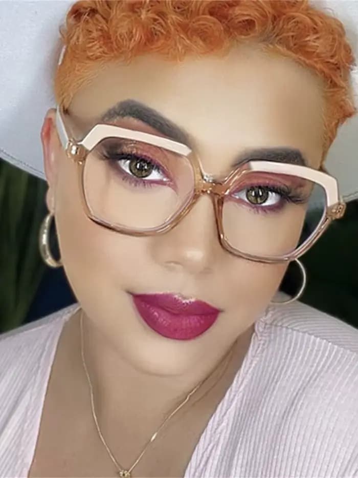 Monture de lunettes tendance décontractée