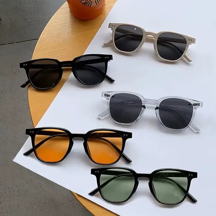 MJYIWANG Nouvelles lunettes de soleil vintage de luxe pour femmes et hommes