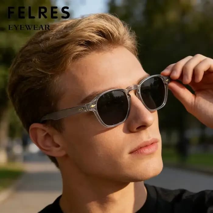 Lunettes de soleil de créateur à verres orange pour hommes et femmes