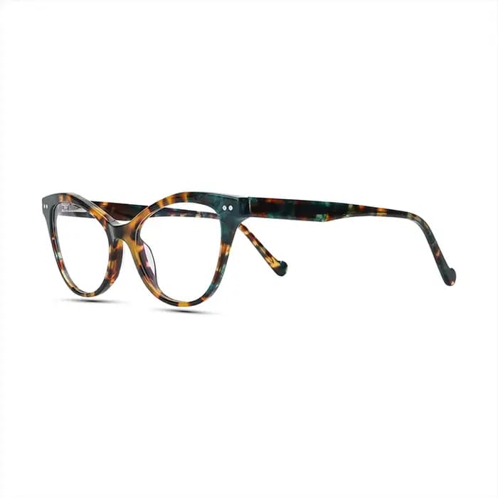 Lunettes œil de chat Vintage de luxe pour femmes, verres transparents de Style Design Chic, monture