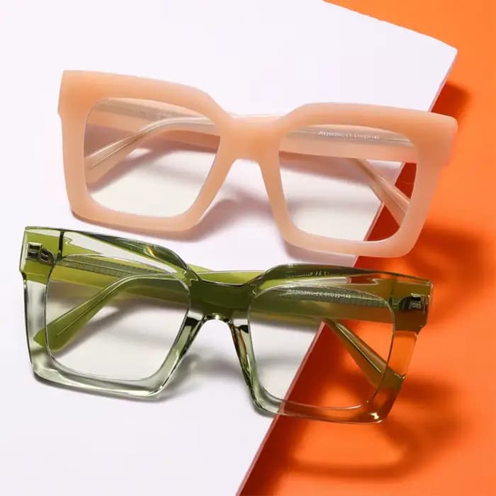 Lunettes de Lecture Élégantes Vertes et Claires pour Femme
