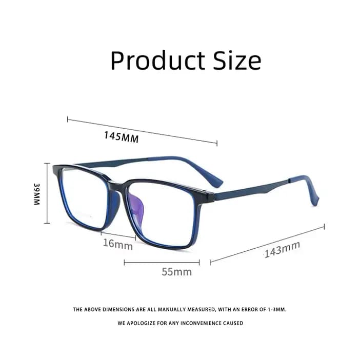 MOMOAlbaneNew-Lunettes rétro carrées en titane TR90 pour hommes, lunettes de myopie, contrevenants o