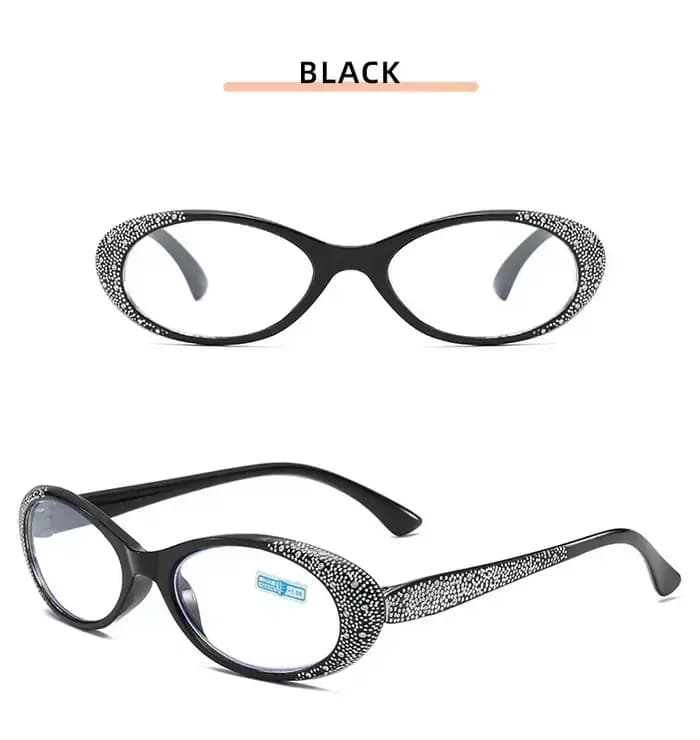 Lunettes de lecture de luxe en diamant pour femmes