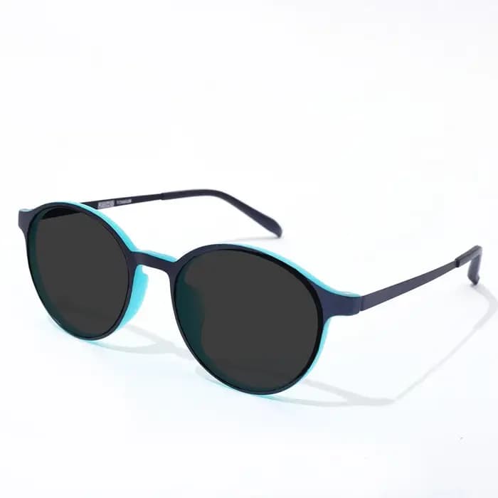 Lunettes De Soleil rondes rétro femmes hommes marque Design alliage De titane femme