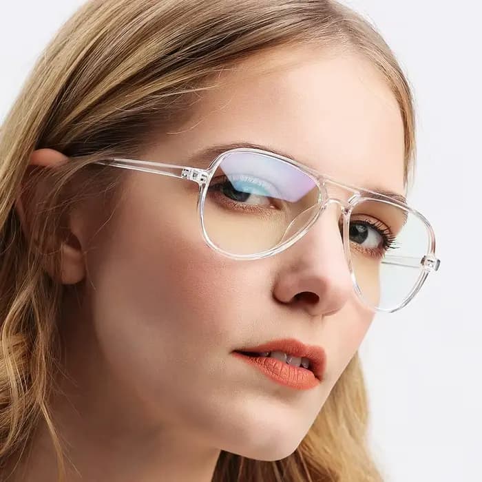 MYT_0196 lunettes claires classiques chaudes cadre en or