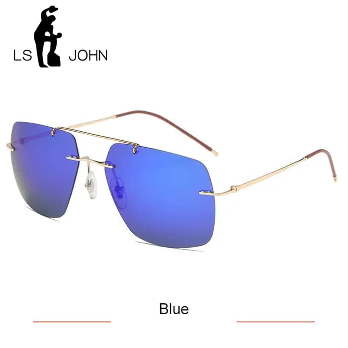 LS Chain-Lunettes de soleil polarisées en titane ultralégères pour hommes et femmes