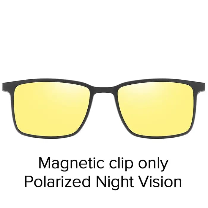 Monture de lunettes à clip magnétique myopie pour hommes