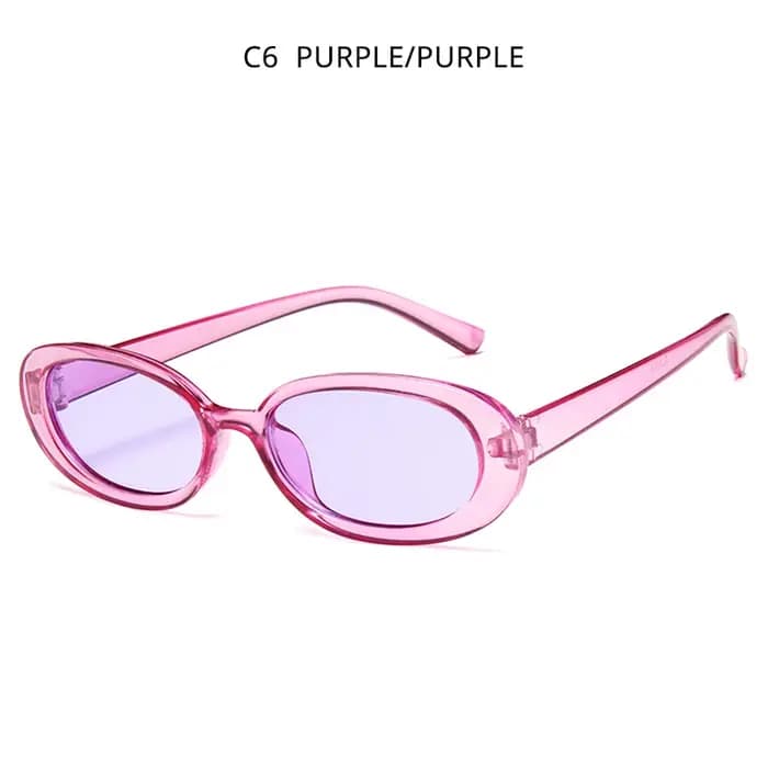 Lunettes de soleil ovales classiques pour femmes