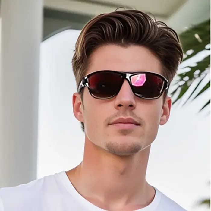 Lunettes de soleil de sport pour le cyclisme, la pêche, la course à pied, lunettes de soleil Rayed, lunettes de soleil d'extérieur pour hommes et femmes